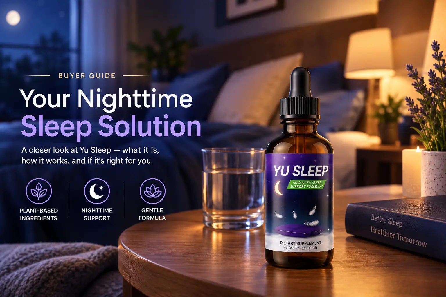 Yu Sleep sleep support formula for a relaxing nighttime routine
